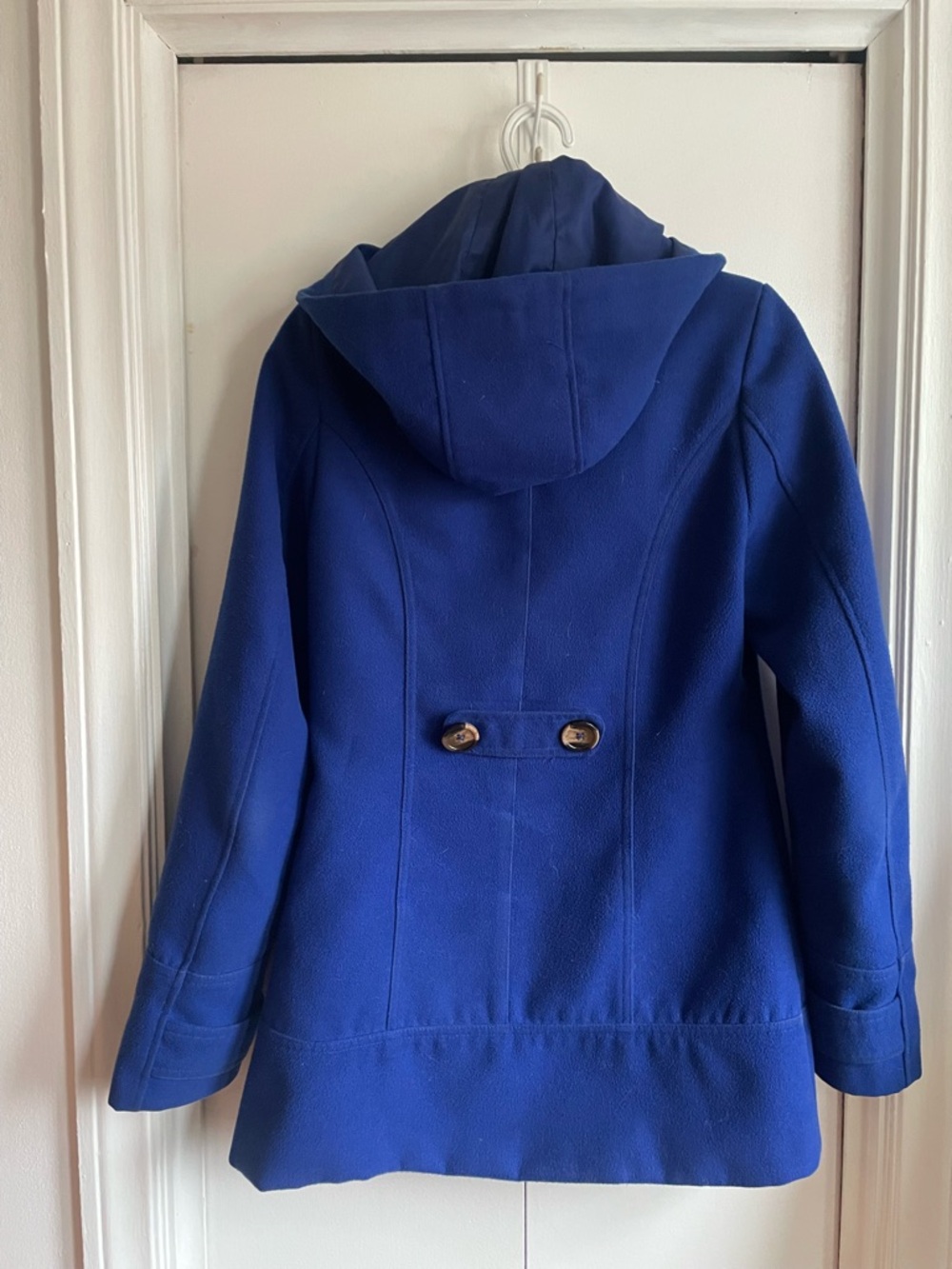 Streetwear Society Royal Blue Coat with Hood - Picture 2 of 3
